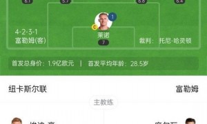 绝杀!纽卡2-1富勒姆 墨菲破门+中柱+失单刀吉马良斯推射制胜